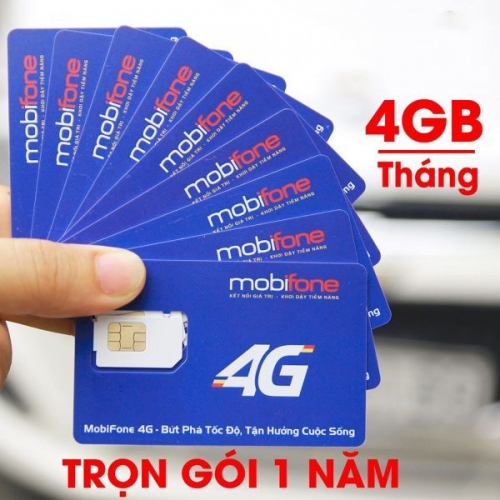 Sim 4g mobifone F500N trọn gói 12 tháng không phải nạp tiền