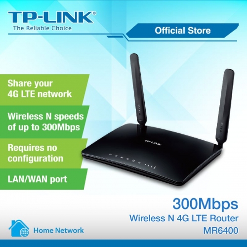 Bộ phát Wifi 4G Tp-link MR6400 tốc độ 300Mbps hàng cao cấp lắp đặt cho xe ô tô, xe khách, văn phòng
