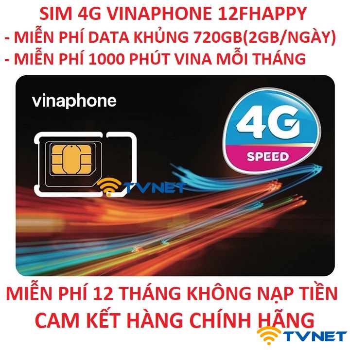 sim 4G vinaphone 12FHAPPY