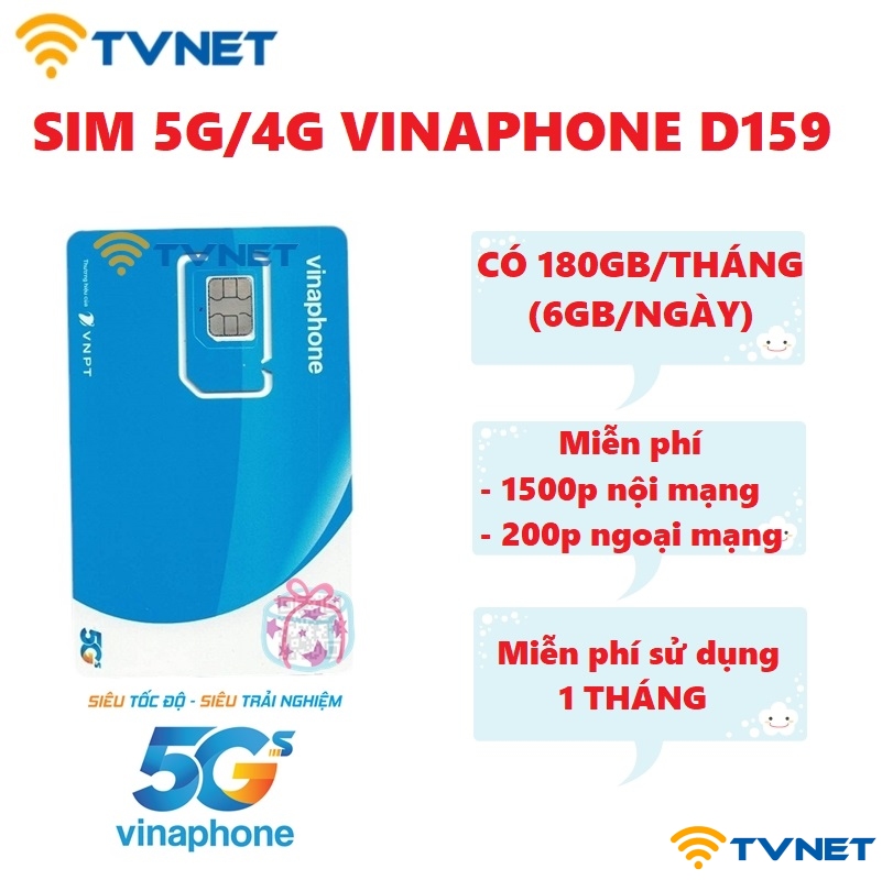 sim 5g vinaphone d159 1 thang