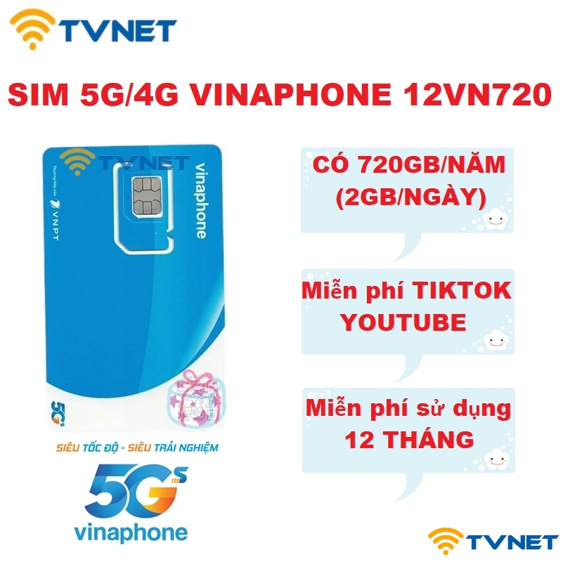 sim 5g vinaphone multi 12vn720